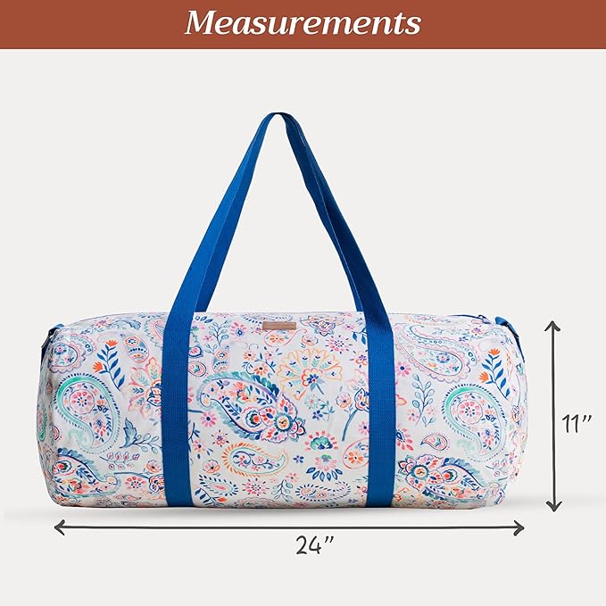 Maison d' Hermine Yoga Mat bag, Cylindrical bag for Woman&Men, yoga mat Bag &Adjustable shoulder straps Yoga Mat Carrier Bag with Drawstring Water Bottle Pocket and zipper pocket