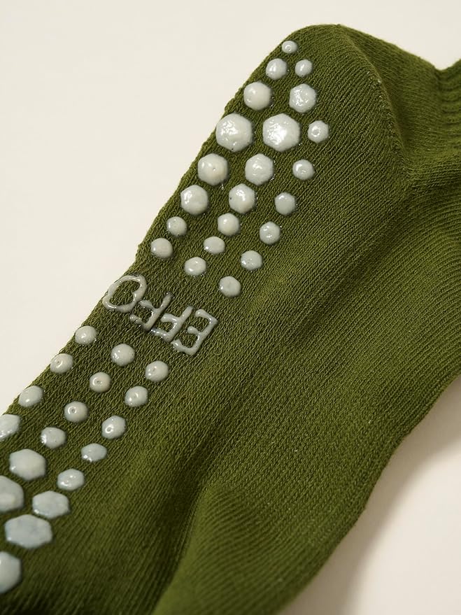Shapes Studio Crew Half Calf Grip Socks, Cutest Fruits Pilates Socks, Ruffle socks, Non-Slip, Barre Yoga Fitness