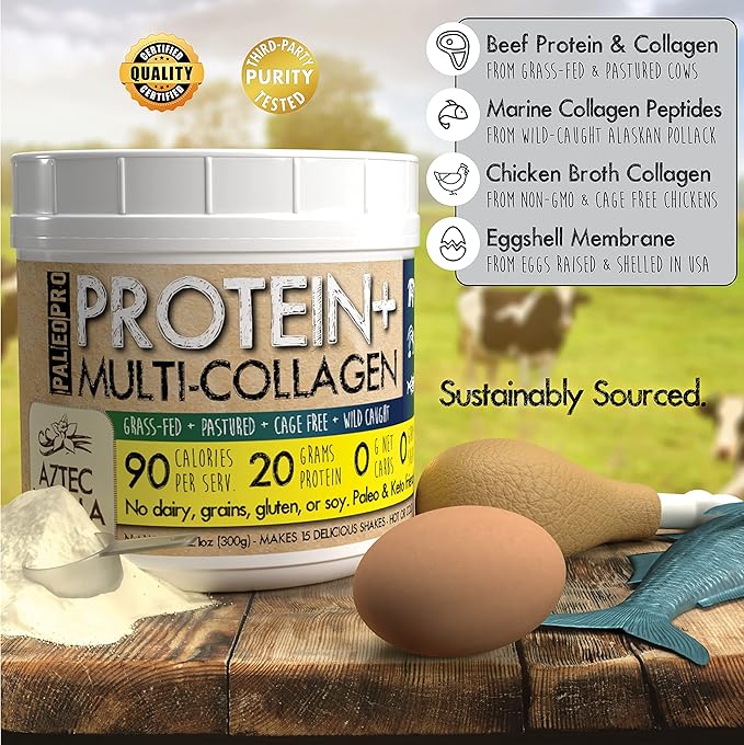 PaleoPro® Protein+ Multi-Collagen (Ancient Cacao)