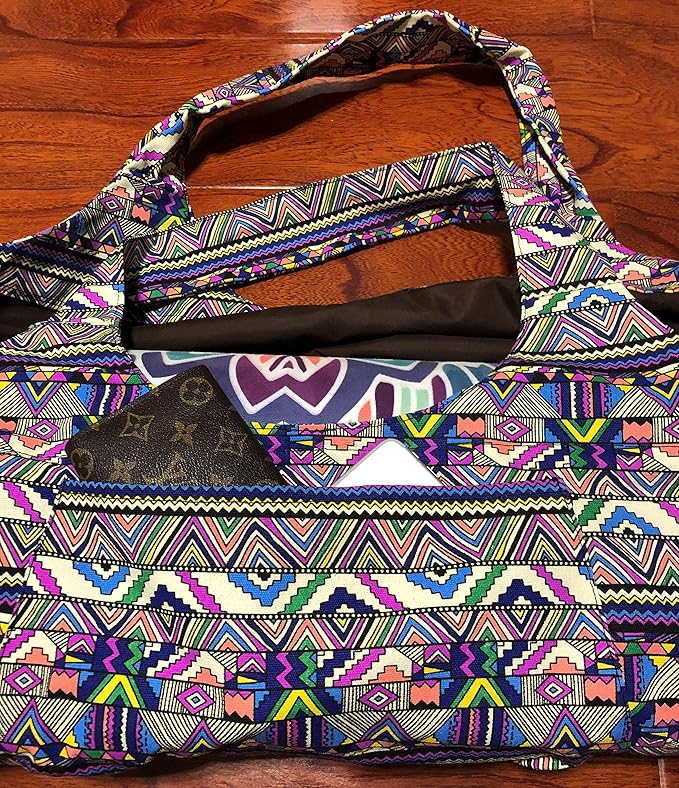 Aozora Yoga Mat Bag Large Yoga Mat Tote Sling Carrier with Pockets Fits Mats with Multi-Functional Storage Pockets Light and Durable