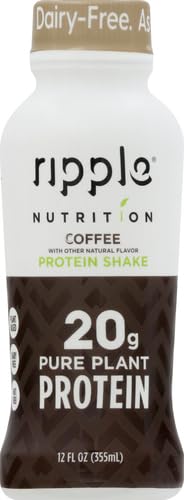 Ripple Protein Shake, Coffee, 12 oz