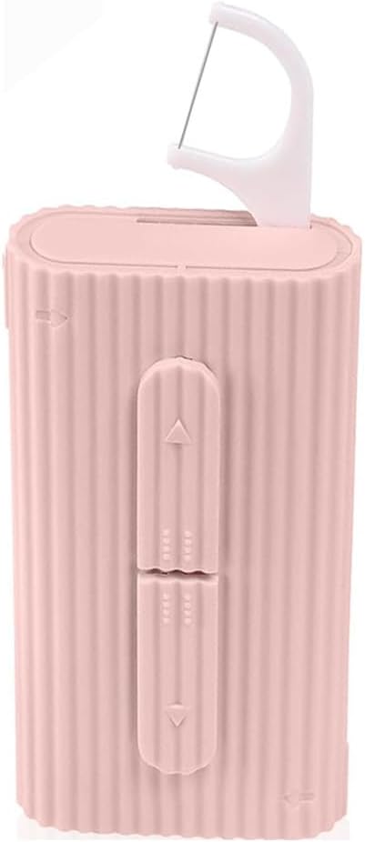 Ultralight Dental Floss Picks Case-Storage 10 Count Professional Shred Resistant Flossers-Superfine Toothpicks Sticks-Best Dental Oral Care Tools for Adults(Pink)