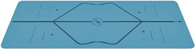 Liforme Original Yoga Mat – Free Yoga Bag Included - Patented Alignment System, Warrior-like Grip, Non-slip, Eco-friendly, sweat-resistant, long, wide, 4.2mm thick mat for comfort