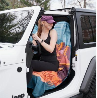 Sprints Athletic Running Towel, Full-Sized, Car Seat Cover - Performance Microfiber (Grand Canyon)