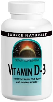 Source Naturals Vitamin D-3 2000 iu Supports Bone & Immune Health - Black Cherry Peach Flavor - 60 Fast Melt Tablets