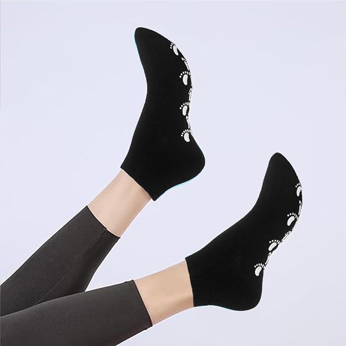 brookhaus Women Low Cut No Show Running Socks 6 Pairs - Cushioned Arch Support, Moisture Wicking Athletic Ankle Socks