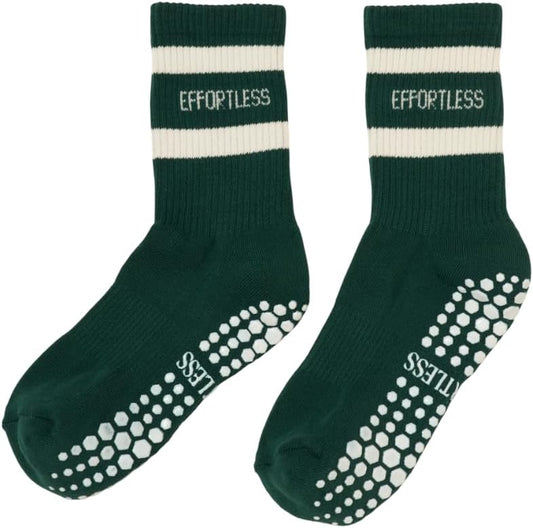 Shapes Studio Crew Half Calf Grip Socks, Cutest Fruits Pilates Socks, Ruffle socks, Non-Slip, Barre Yoga Fitness