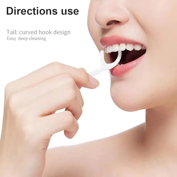 150 Count Dental Floss Picks Individually Wrapped,Leiouna Flossers Single Wrapped for Adults and Kids,Travel Hotel Restaurant Office for Teeth Clean (150)