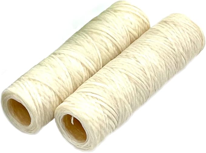 Refills - Dental Lace Refillable Silk Dental Floss – 100% Silk Floss with Mint Flavor, PFAS & PTFE Free – 2 Refill Spools (Total 66 Yards) – Recyclable Packaging