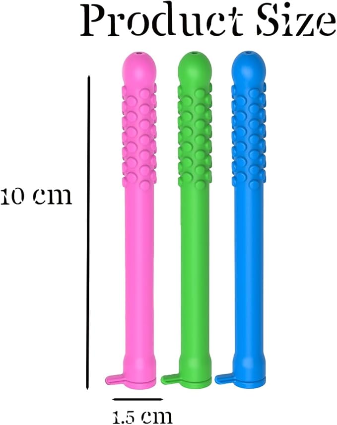 3PCS Chewable Breather Sticks, Essential Oil Breath Stick, Chewable Breather Quit Smoking for Fresh Breath, Stop Smoking Chew Sticks