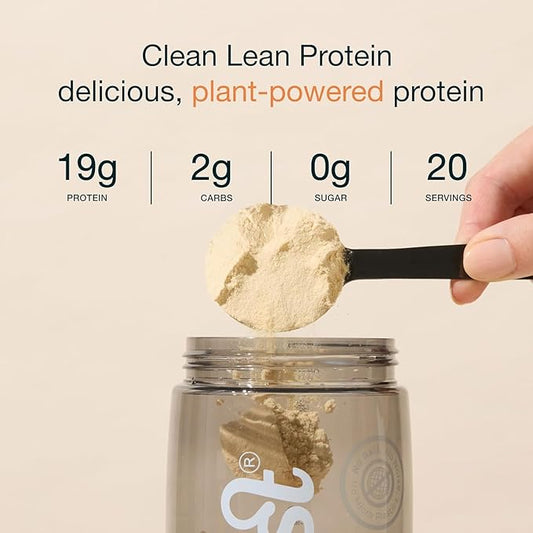 Nuzest - Pea Protein Powder - Clean Lean Protein, Premium Vegan Plant Based Protein Powder, Dairy Free, Gluten Free, GMO Free, Naturally Sweetened Protein Shake, Salted Caramel, 1 Serving, 0.9 oz
