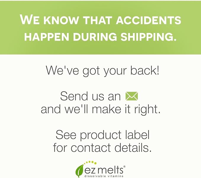 EZ Melts Dissolvable Multivitamin with Iron for Women and Men, Sugar-Free, 1-Month Supply - 1 Pack