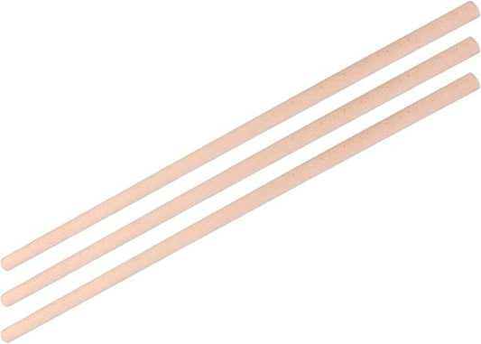Dilwe Wood Yoga Stick, 3Pcs Open Shoulder Stick Yoga Fitness Yoga Assist Yoga Accessory, 70cmYoga Supplies