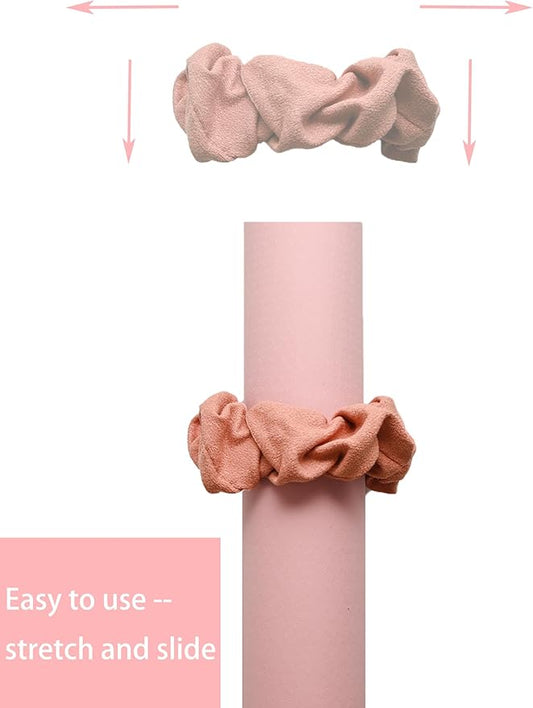 Yoga Mat Scrunchie - Holds Your Yoga Mat in Style - Durable & Elasticity Fabric - Fits All Standard Yoga Mats (mat not included)