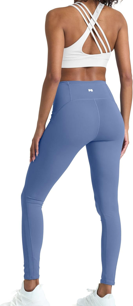 POPSUGAR 2 Piece Workout Sets for women, High Waist Leggings and Sports Bra Yoga Set Matching Gym Pilates Running Work Outfit