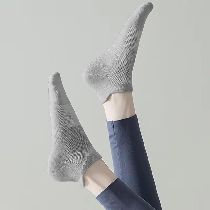 7 Pairs Pilates Socks with grips for Women- Non Slip, Ankle Yoga Socks for Yoga, Pilates, Ballet & Barre,Christmas gifts