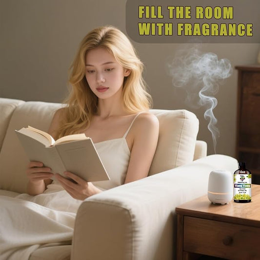 Ylang Ylang Essential Oil (4 oz / 120 ml) – Ylang Ylang Oils for diffusers, humidifiers, Home Baths, Cleaning Products, Yoga, DIY Soaps and DIY Scented Candles