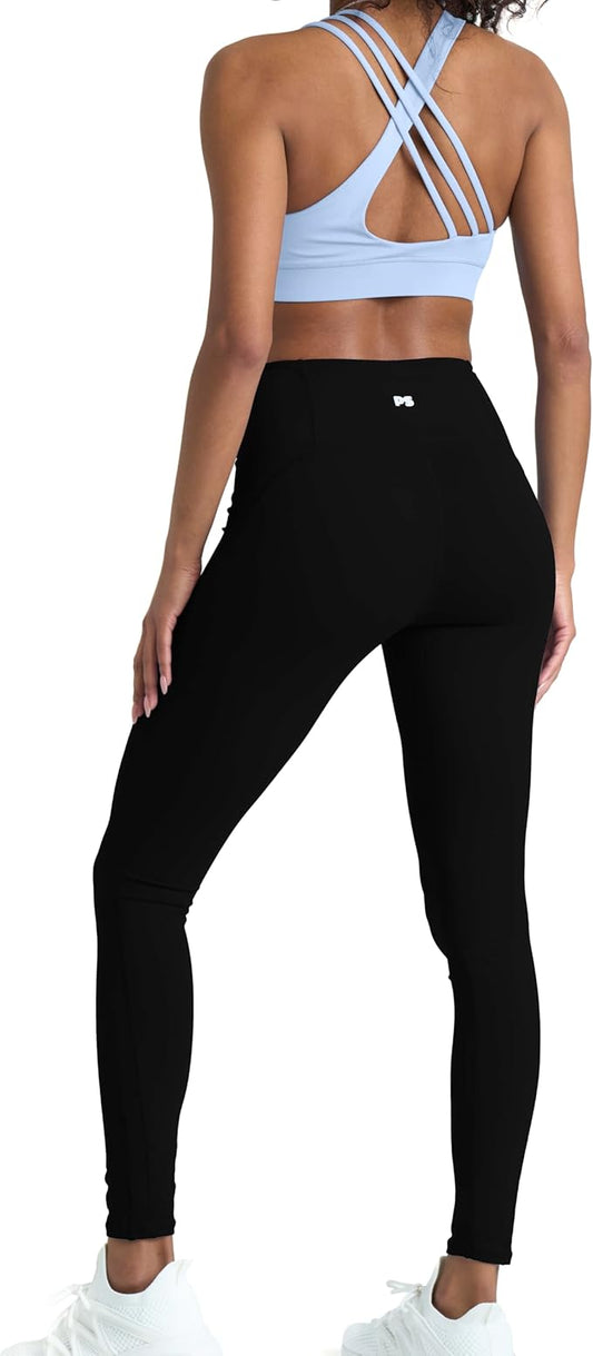 POPSUGAR 2 Piece Workout Sets for women, High Waist Leggings and Sports Bra Yoga Set Matching Gym Pilates Running Work Outfit