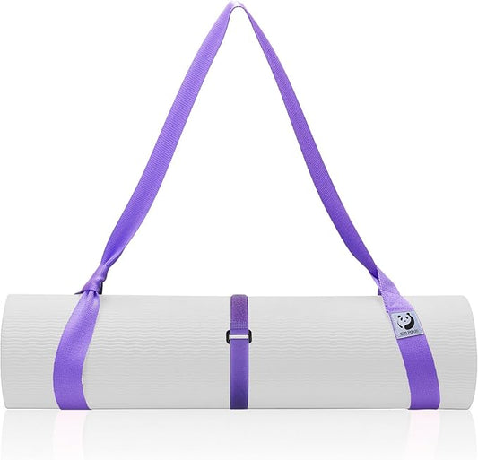 Slim Panda Yoga Mat Straps for Carrying, Adjustable Yoga Mat Carrier, Yoga Mat Sling(Yoga Mat Not Included)