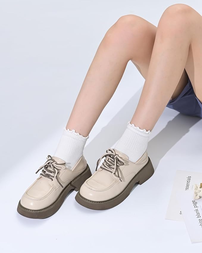 Non Slip Grip Yoga Socks for Women Breathable Cute Ruffle Ankle Socks for Yoga, Pilates, Barre Workouts