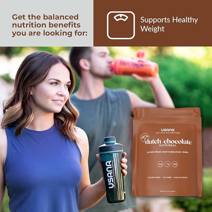 USANA Meal Replacement Shake - Dutch Chocolate - 540 Grams - 9 Servings