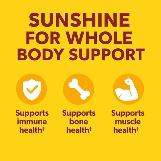 Vitamin D3 25mcg (1000 IU) | 650 Softgels – 22 Month Supply | Supports Bone, Teeth, Muscle & Immune System | Gluten Free | Easy to Swallow Supplement | Made for a Healthy Connection with Nature