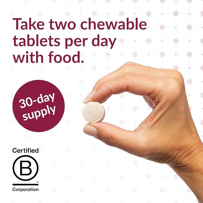 Bariatric Advantage Chewable Advanced Multi EA - High Potency Daily Multivitamin with Iron for Bariatric Surgery Patients - Strawberry Flavor - 60 Count