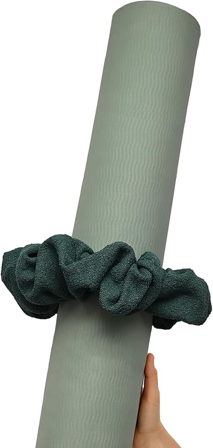 Yoga Mat Scrunchie - Holds Your Yoga Mat in Style - Durable & Elasticity Fabric - Fits All Standard Yoga Mats (mat not included)