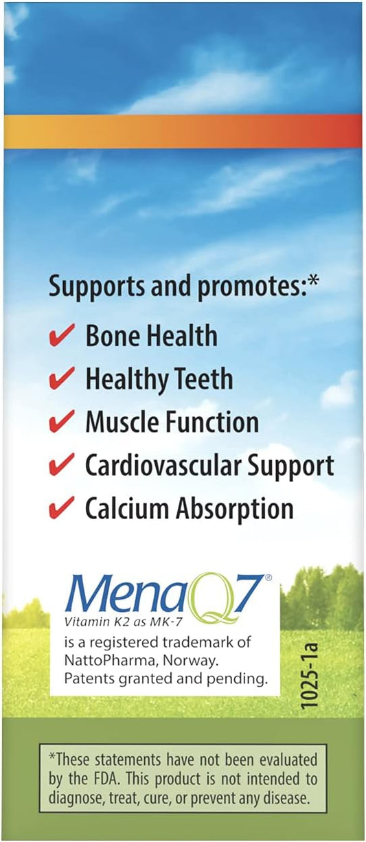 Carlson - Super Daily D3 + K2, 125 mcg (5000 IU) Vitamin D3, 90 mcg Vitamin K2 as MK-7, Bone Support, 90 Liquid Drops (2.54 mL)