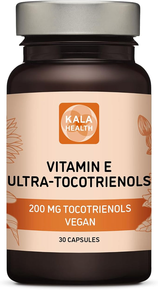 Ultra Tocotrienol 200mg Vitamin E Vegan – All 4 tocotrienols - Alpha Tocotrienol + Beta Tocotrienol + Gamma Tocotrienol + Delta Tocotrienol – No Tocopherols (30)