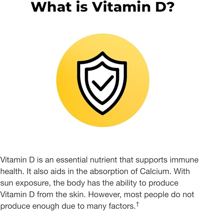 Vitamin D3 25mcg (1000 IU) | 650 Softgels – 22 Month Supply | Supports Bone, Teeth, Muscle & Immune System | Gluten Free | Easy to Swallow Supplement | Made for a Healthy Connection with Nature