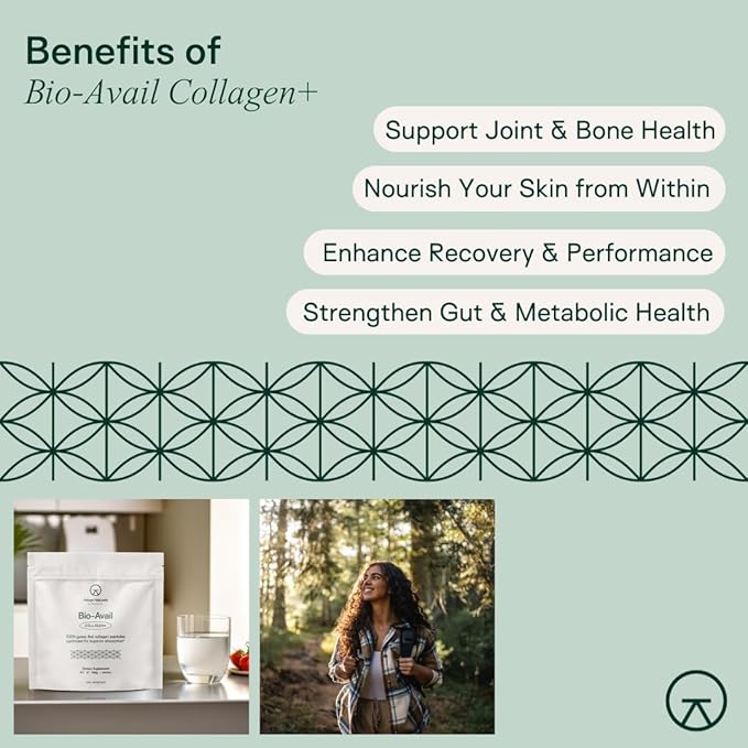 Adapt Naturals by Chris KRESSER Bio-Avail Collagen+, Grass Fed Collagen Peptides, Optimized for Superior Absorption, Naturally-Sourced Bio-Avail Collagen Supplements for Women and Men, 30 Day Supply