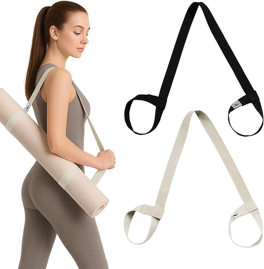 Slim Panda Yoga Mat Straps for Carrying, Adjustable Yoga Mat Carrier, Yoga Mat Sling(Yoga Mat Not Included)