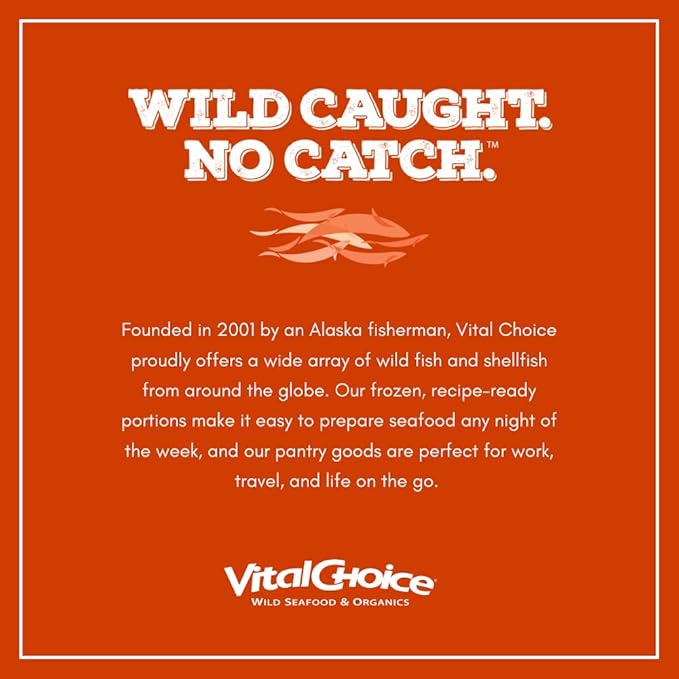 Vital Choice MSC Vitamin D3 in Wild Alaskan Sockeye Salmon Oil Dietary Supplement, 180 Softgels