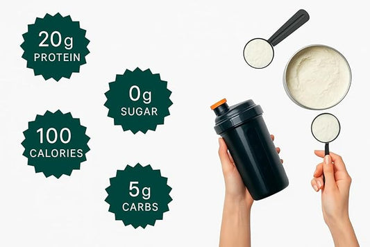 TOZZY Plant Protein – Vanilla | Only 5 Simple Ingredients | 20g Protein, 0g Sugar | Vegan Pea Protein