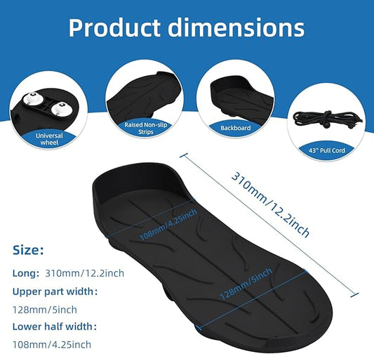 Knee Glider for Replacement, Leg Exerciser and Rehabilitation Device for Hip Replacement, ACL or PCL Surgery - Increase Range of Motion