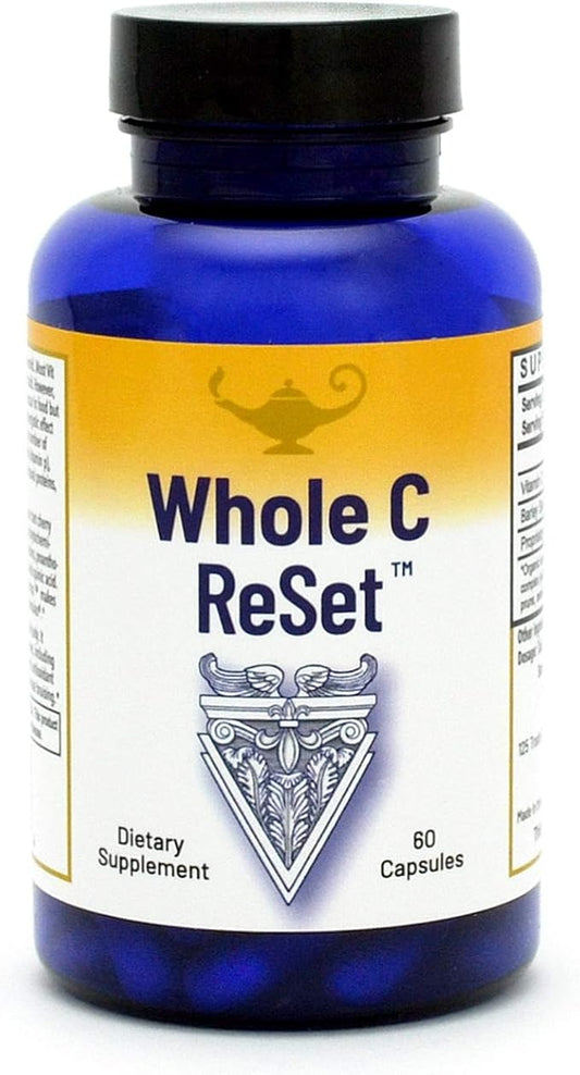 RnA ReSet Whole C Reset – Vita-C Fruit Blend with Bioflavonoids & Polyphenols, Organic Vitamin C Complex, Immune Support (60 Capsules)