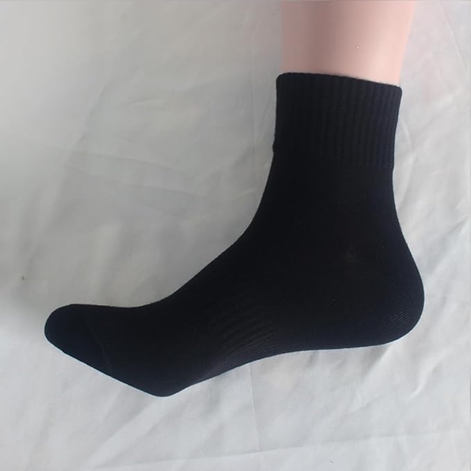 brookhaus Women Low Cut No Show Running Socks 6 Pairs - Cushioned Arch Support, Moisture Wicking Athletic Ankle Socks