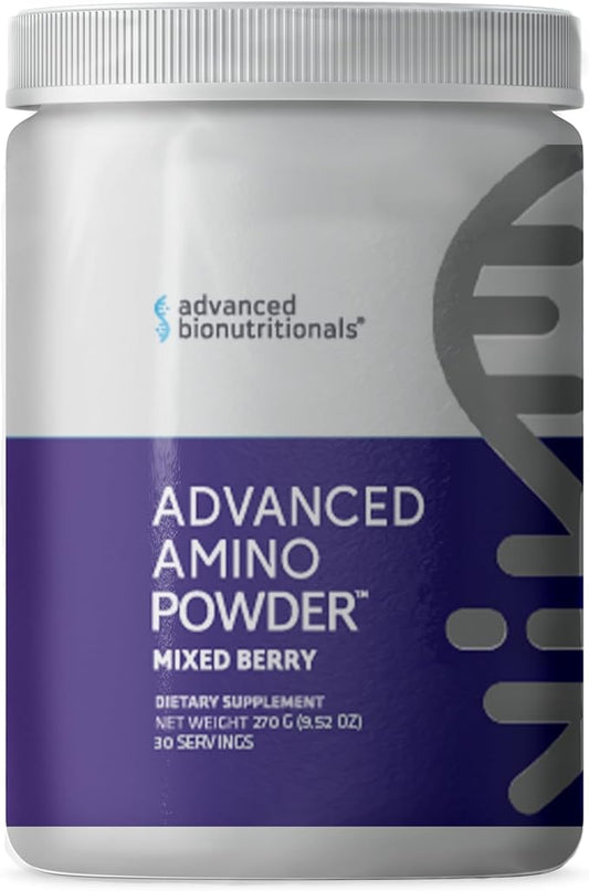 – Advanced Amino Powder, Amino Acid Supplement, Build Muscle, Post Workout Recovery, Energy,Non-GMO, Gluten Free, Dairy Free, Vegan (30 Servings)