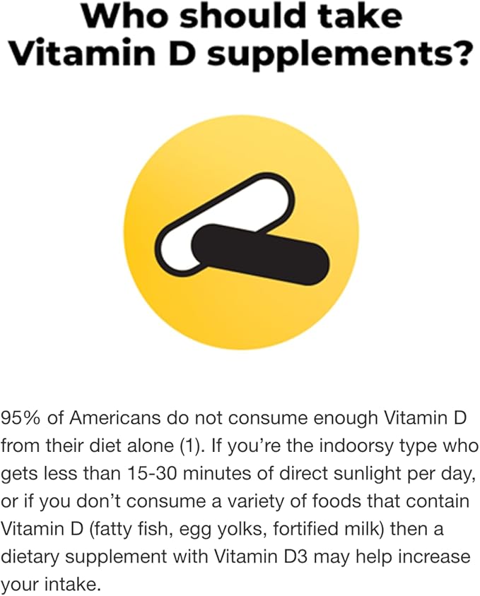 Vitamin D3 25mcg (1000 IU) | 650 Softgels – 22 Month Supply | Supports Bone, Teeth, Muscle & Immune System | Gluten Free | Easy to Swallow Supplement | Made for a Healthy Connection with Nature