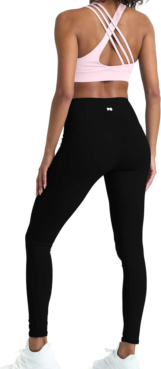 POPSUGAR 2 Piece Workout Sets for women, High Waist Leggings and Sports Bra Yoga Set Matching Gym Pilates Running Work Outfit