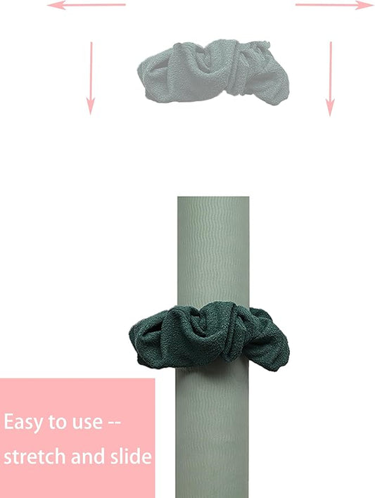 Yoga Mat Scrunchie - Holds Your Yoga Mat in Style - Durable & Elasticity Fabric - Fits All Standard Yoga Mats (mat not included)
