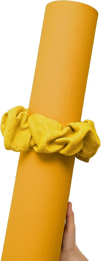 Yoga Mat Scrunchie - Holds Your Yoga Mat in Style - Durable & Elasticity Fabric - Fits All Standard Yoga Mats (mat not included)