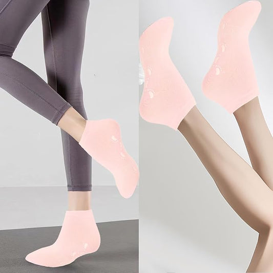brookhaus Women Low Cut No Show Running Socks 6 Pairs - Cushioned Arch Support, Moisture Wicking Athletic Ankle Socks