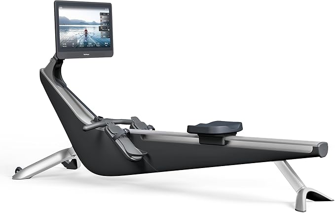 Hydrow Origin Rowing Machine with Immersive 22" HD Rotating Screen - Stows Upright | Live and On-Demand at-Home Workouts, Membership Required