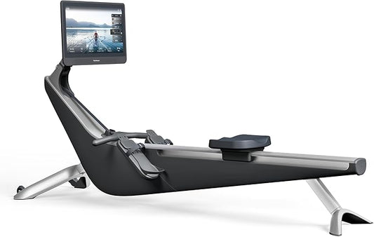 Hydrow Origin Rowing Machine with Immersive 22" HD Rotating Screen - Stows Upright | Live and On-Demand at-Home Workouts, Membership Required