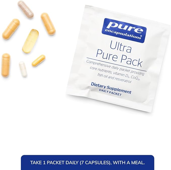Pure Encapsulations Ultra Pure Pack - Daily Comprehensive Multivitamins - Supports Well-Being* - with Coenzyme Q10, Vitamin C & More - Non-GMO - 30 Packets