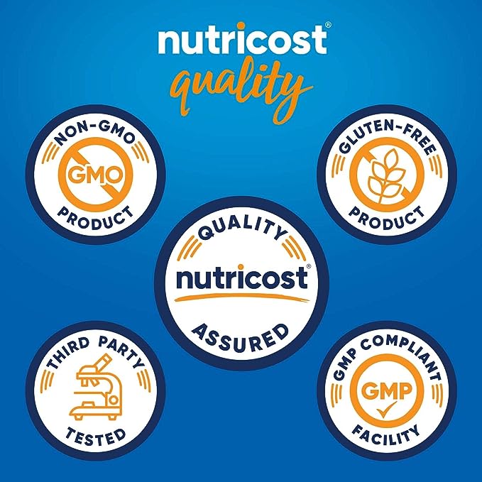 Nutricost Casein Protein Powder 5lb - Micellar Casein, Non-GMO, Gluten Free (Unflavored)