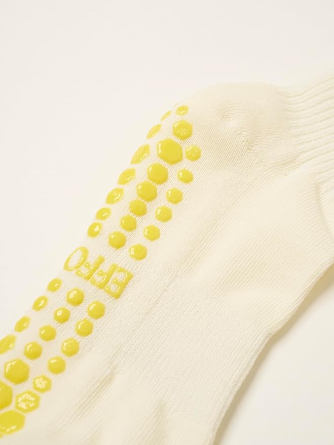 Shapes Studio Crew Half Calf Grip Socks, Cutest Fruits Pilates Socks, Ruffle socks, Non-Slip, Barre Yoga Fitness