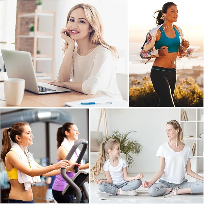 Jspupifip 4 Pairs Non Slip Yoga Socks with Grips for Women Men Pilates Grippy Socks Cotton Barre Hospital Home